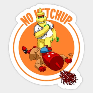 Squeeze vs Ketchup Sticker